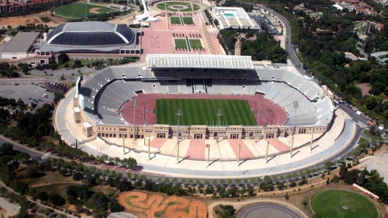 Estadi Olímpic Lluís Companys, Barcelona, the venue for Oasis in Barcelona