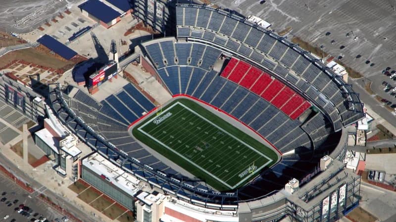 Gillette Stadium, Boston, the venue for Oasis in Boston